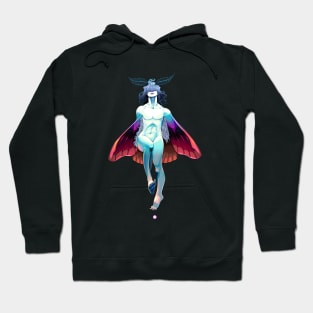 Moth boy illustration Hoodie